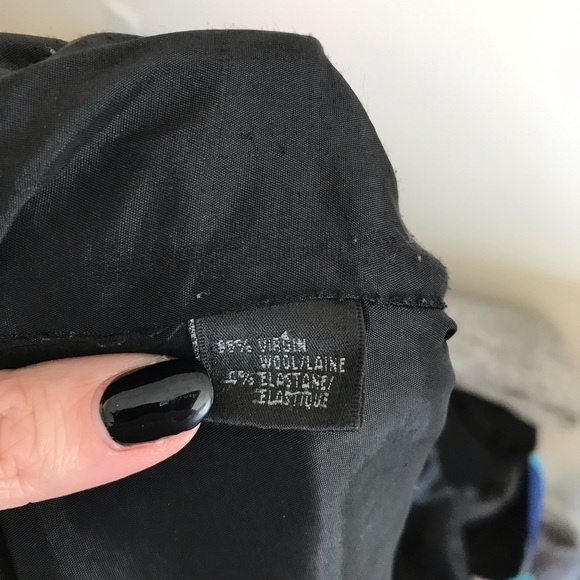 Lafayette 148 Black Stretch Wool Blazer - Picture 7 of 8